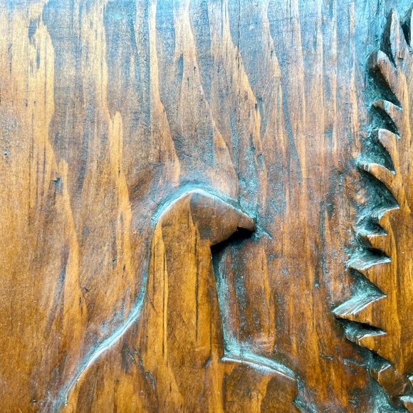 Vintage Hand carved Wood Pheasant Wall Art Eclectic Grandpa - Picture 3 of 12